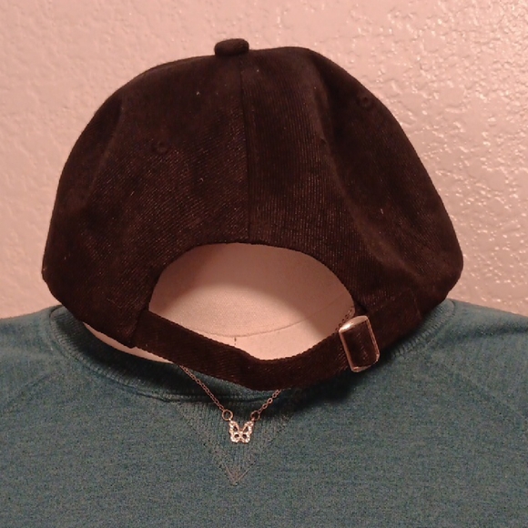 SHEIN Adjustable Black Faith Script Cap - Picture 2 of 4